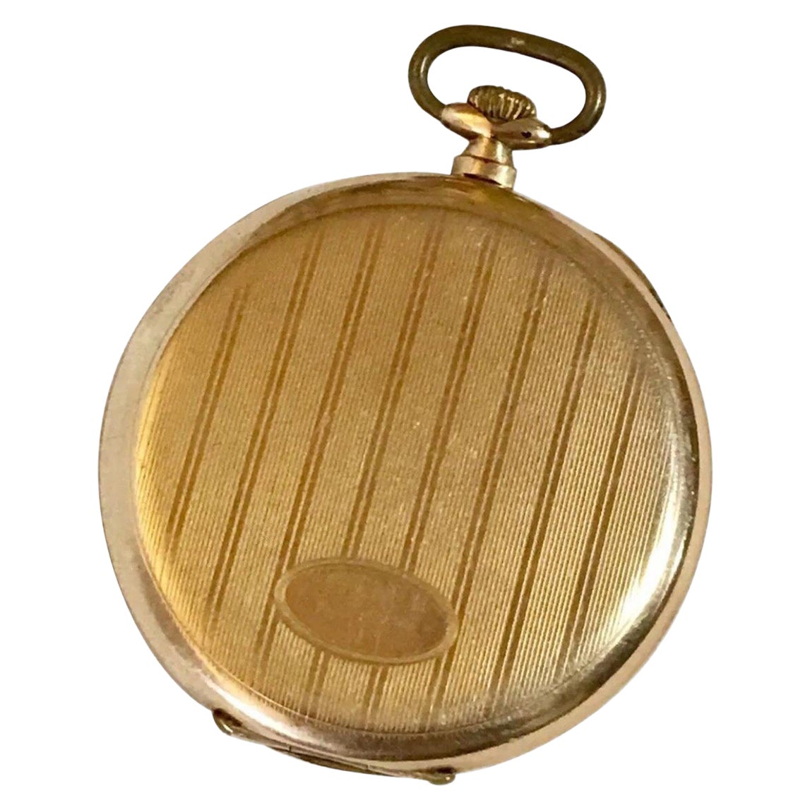 Vergoldete Cyma Kleid-Taschenuhr im Angebot
