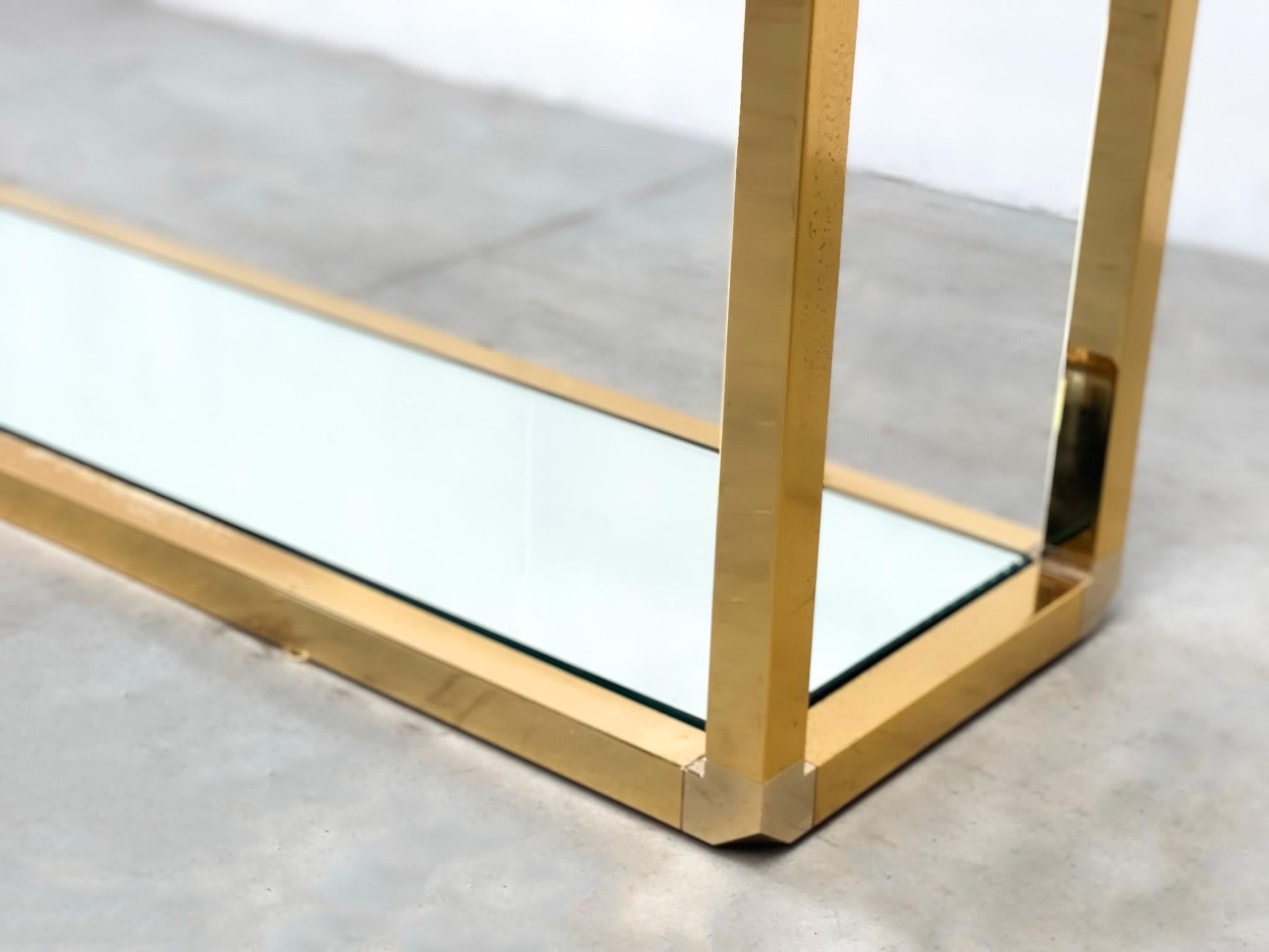 Brass Gold plated etagere / sideboard