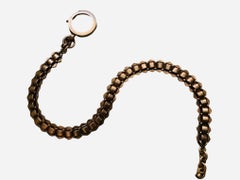 Gold Plated Gentleman Pocket Watch Chain Leontine