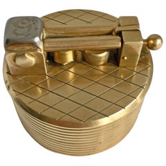 Briquet Gubelin plaqué or