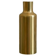 Gold-plated metal vase by Marino Marini, 1970