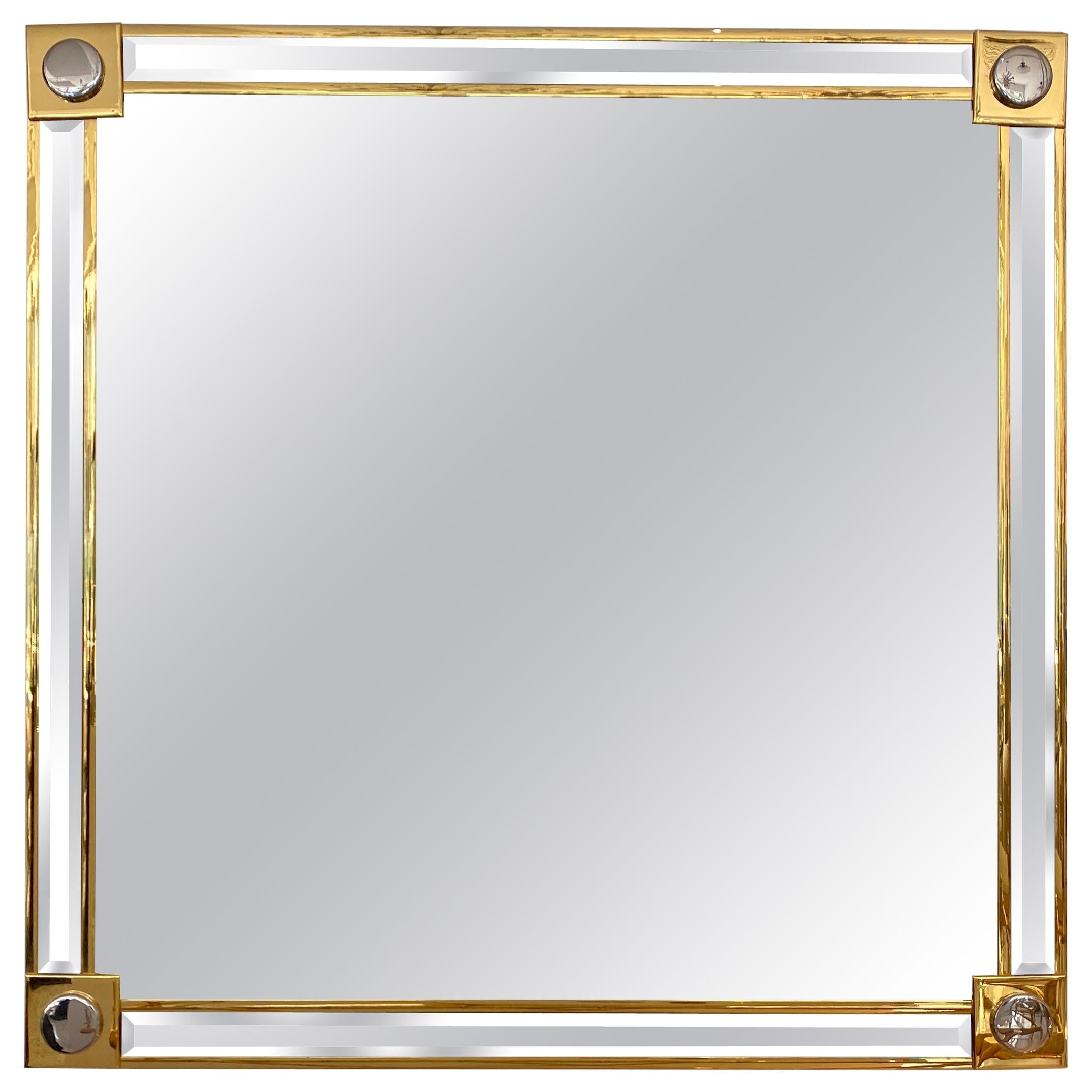 Gold Plated Mirror by Maison Jansen