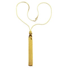 Collana con nappe a catena serpentina placcata oro, circa anni '80