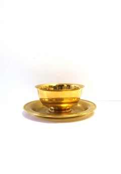 Gold Plated Revere Serving Bowl