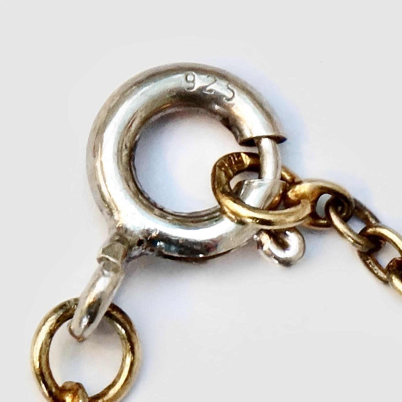 Collana di cuori a spirale placcata in oro, circa anni '40 in vendita 2