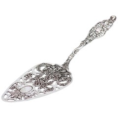 Gold-plated silver butter knife