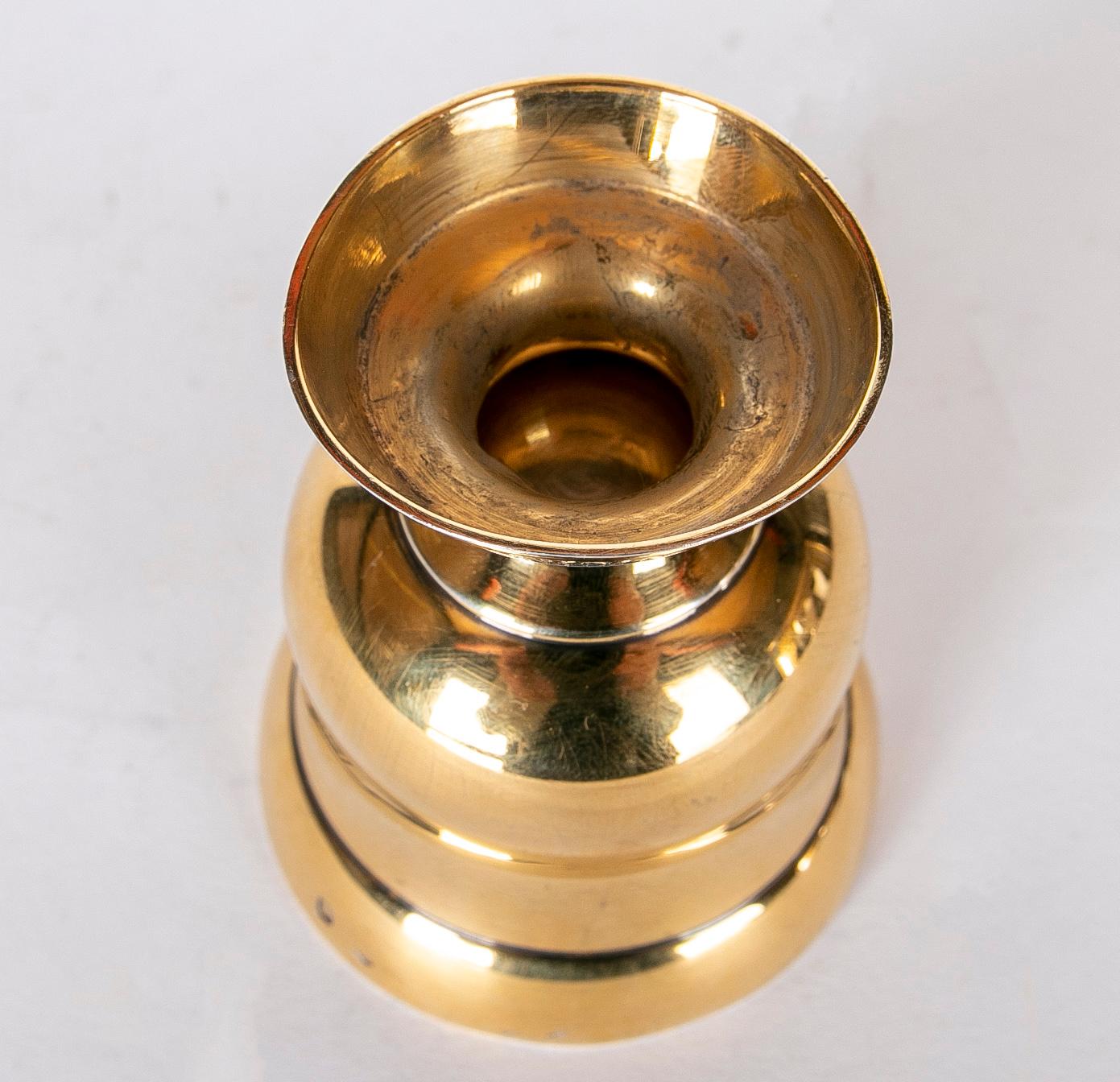 Gold-Plated Silver Cup with Border Decoration and Original Seal For Sale 3