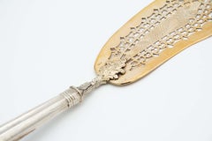 Couteau à poisson en argent plaqué or