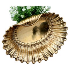 Gold-plated silver shell-shaped ring set Gold-plated silver shell-shaped ring set