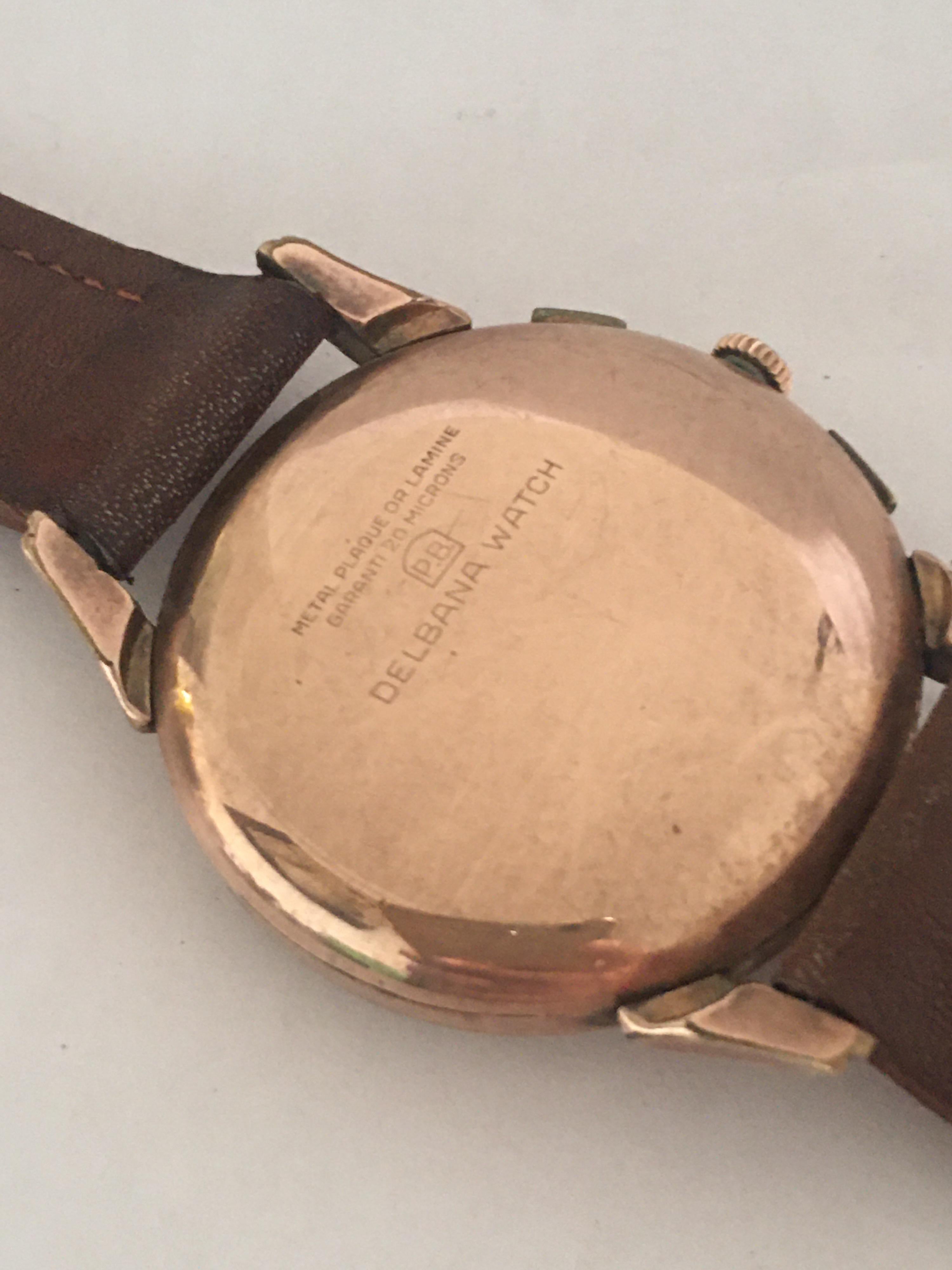 delbana vintage watch