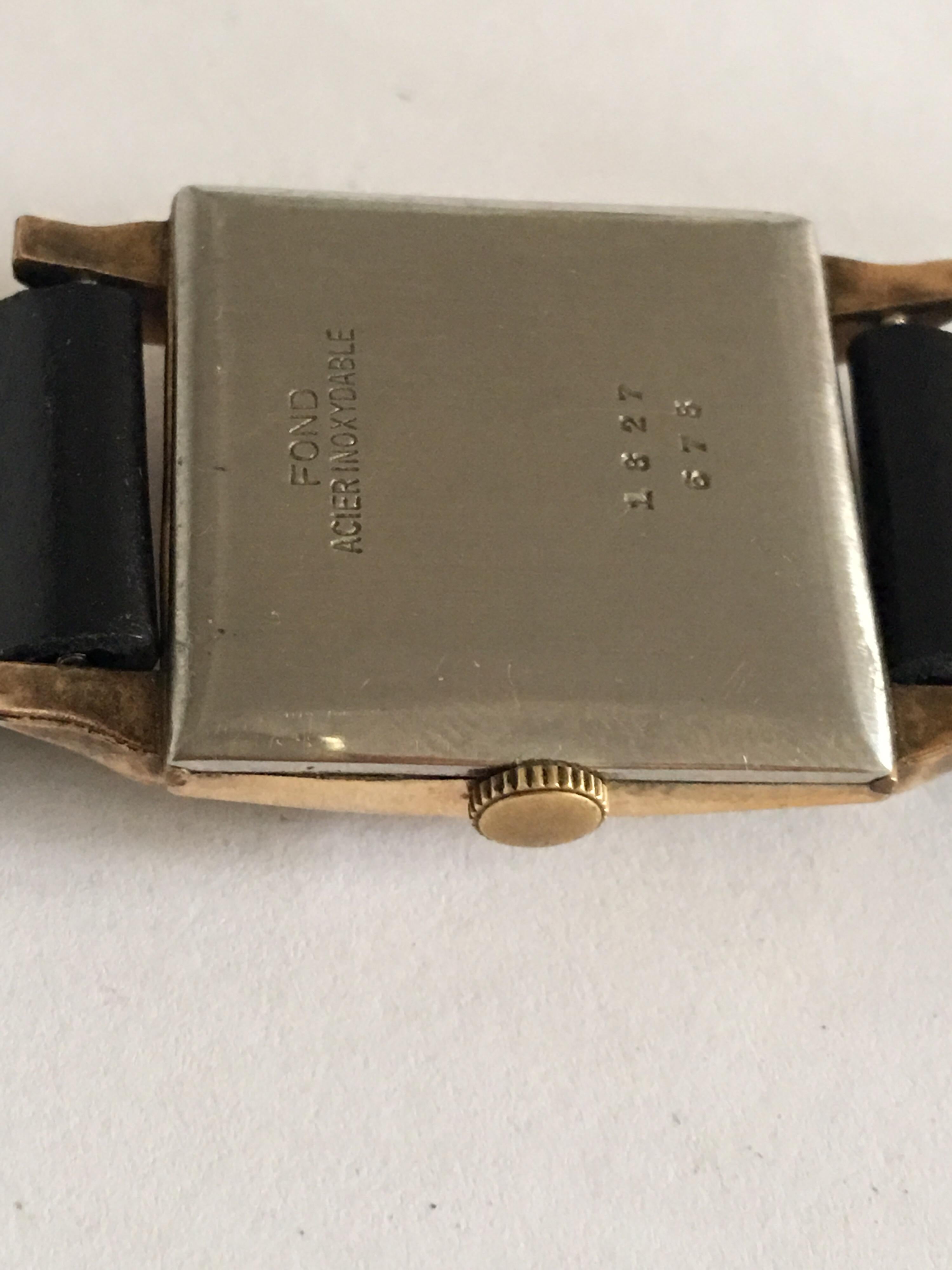 Gold-Plated Vintage 1940s Bulova Watch Co. Wristwatch In Fair Condition In Carlisle, GB