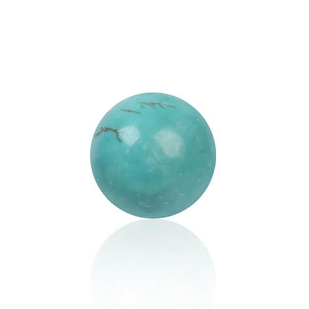 Gold plated World Globe Locket - Turquoise In New Condition For Sale In Newark, DE