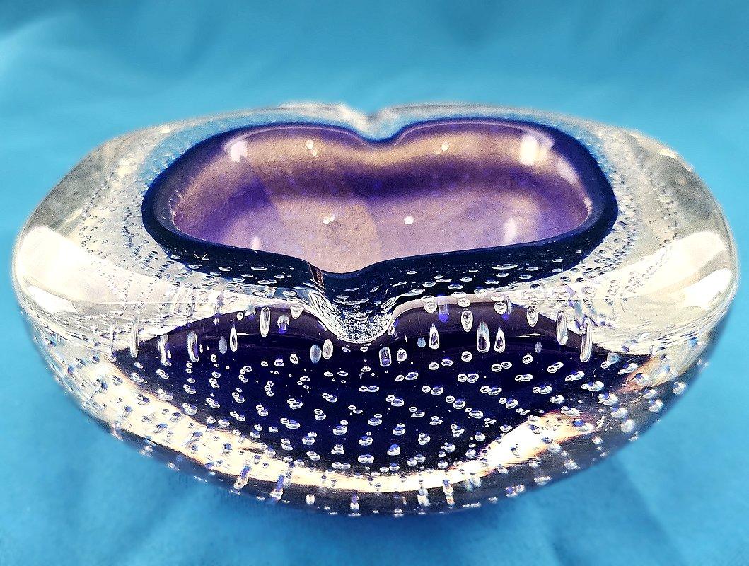 Autre Bol Bullicante en verre de Murano, Seguso/Barbini, VENTE DE SOLDE Polveri en vente