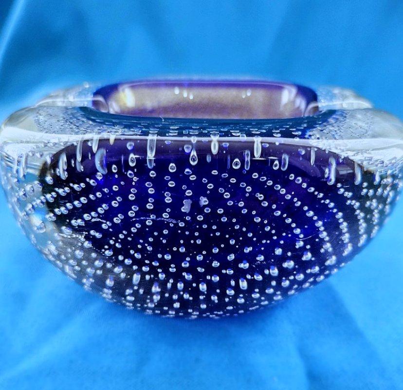 Verre Bol Bullicante en verre de Murano, Seguso/Barbini, VENTE DE SOLDE Polveri en vente