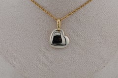 Gold Pomellato Herz-Anhänger aus 18 Karat Weißgold