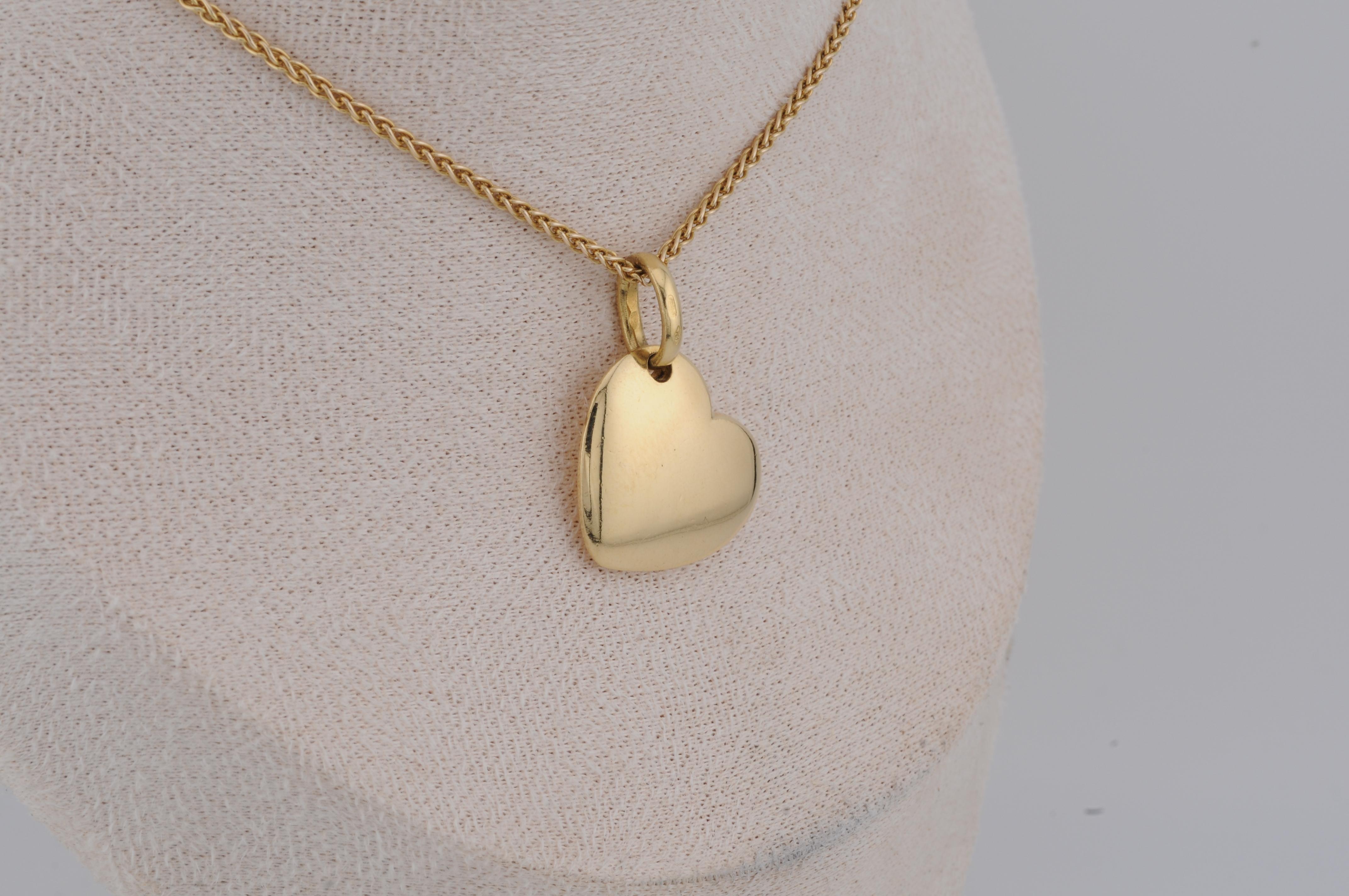 Pomellato Pendentif cœur en or jaune 18 carats en vente 5