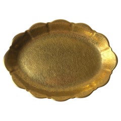 Gold Porcelain Jewelry Dish