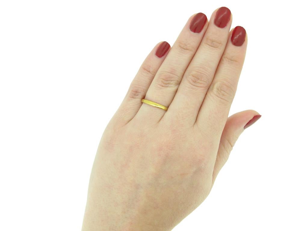 Gold posy ring, 'A true Friends gift', 18th century. For Sale 1