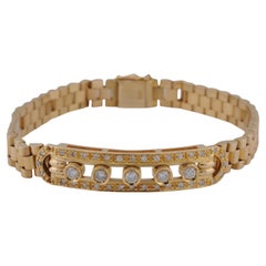 Bracciale President in oro con diamanti