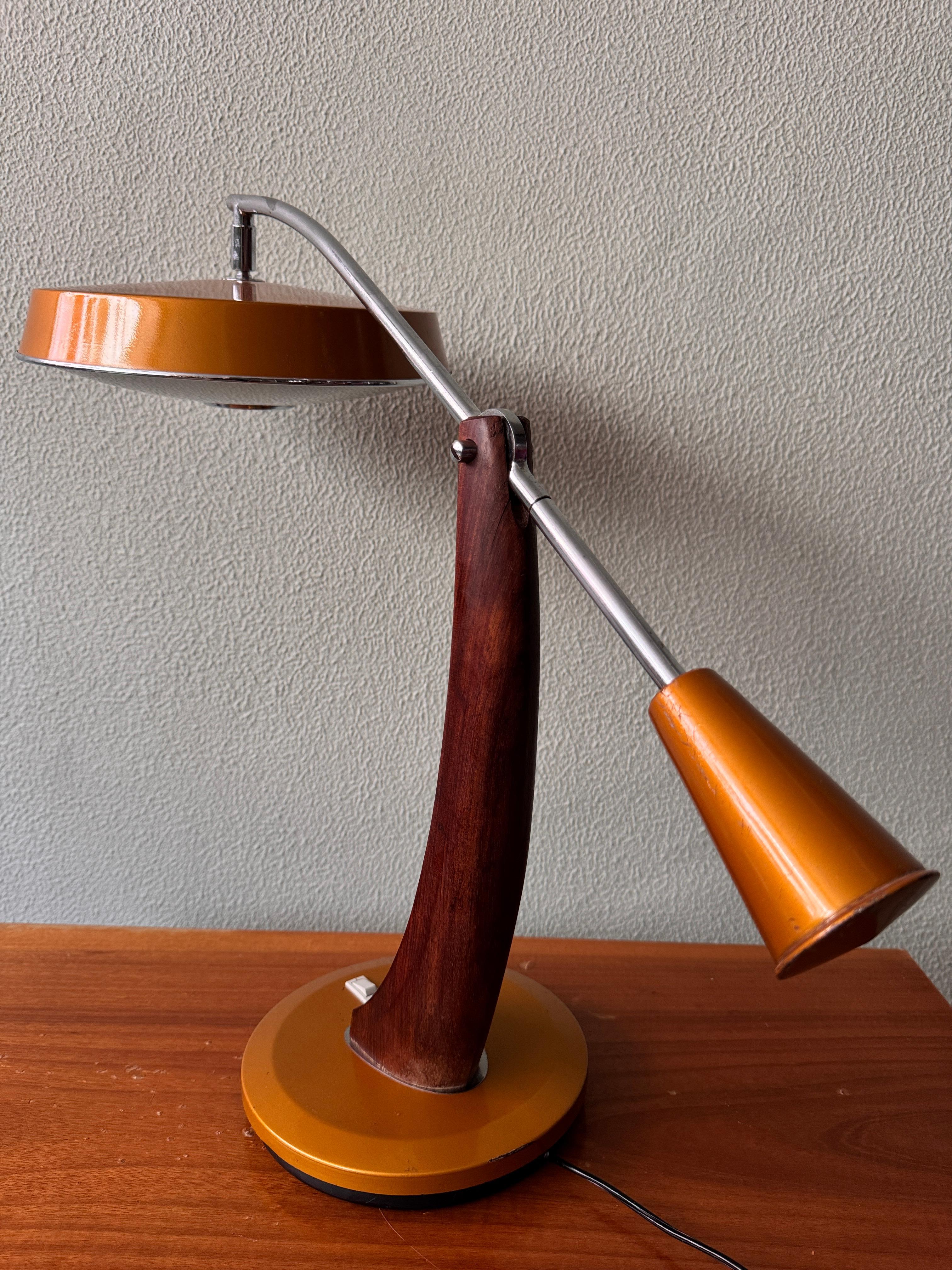 Lampe de bureau Presidente « Pendulum », de Luis Perez de la Oliva pour Fase, 1963 en vente 3