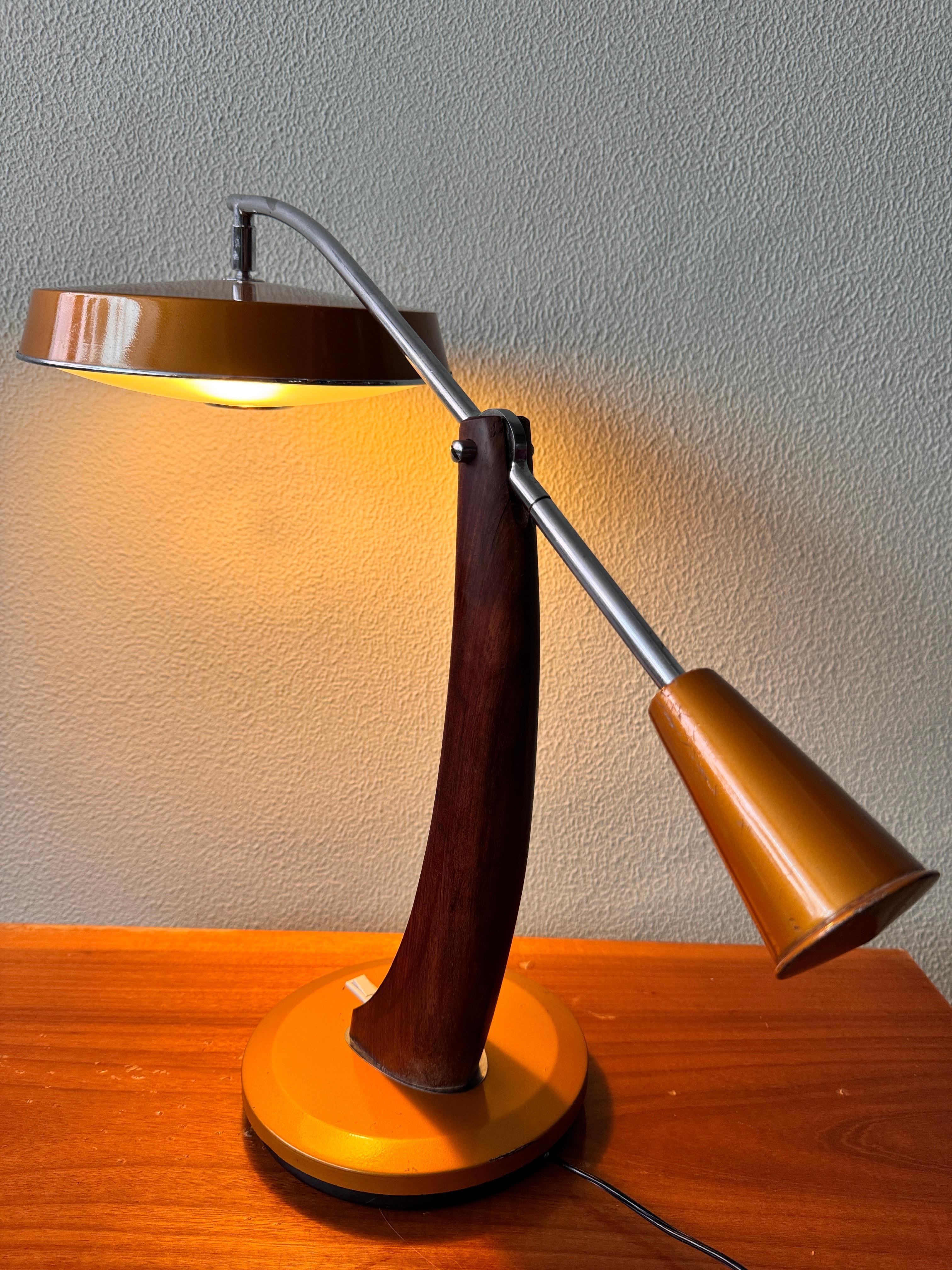 Lampe de bureau Presidente « Pendulum », de Luis Perez de la Oliva pour Fase, 1963 en vente 4