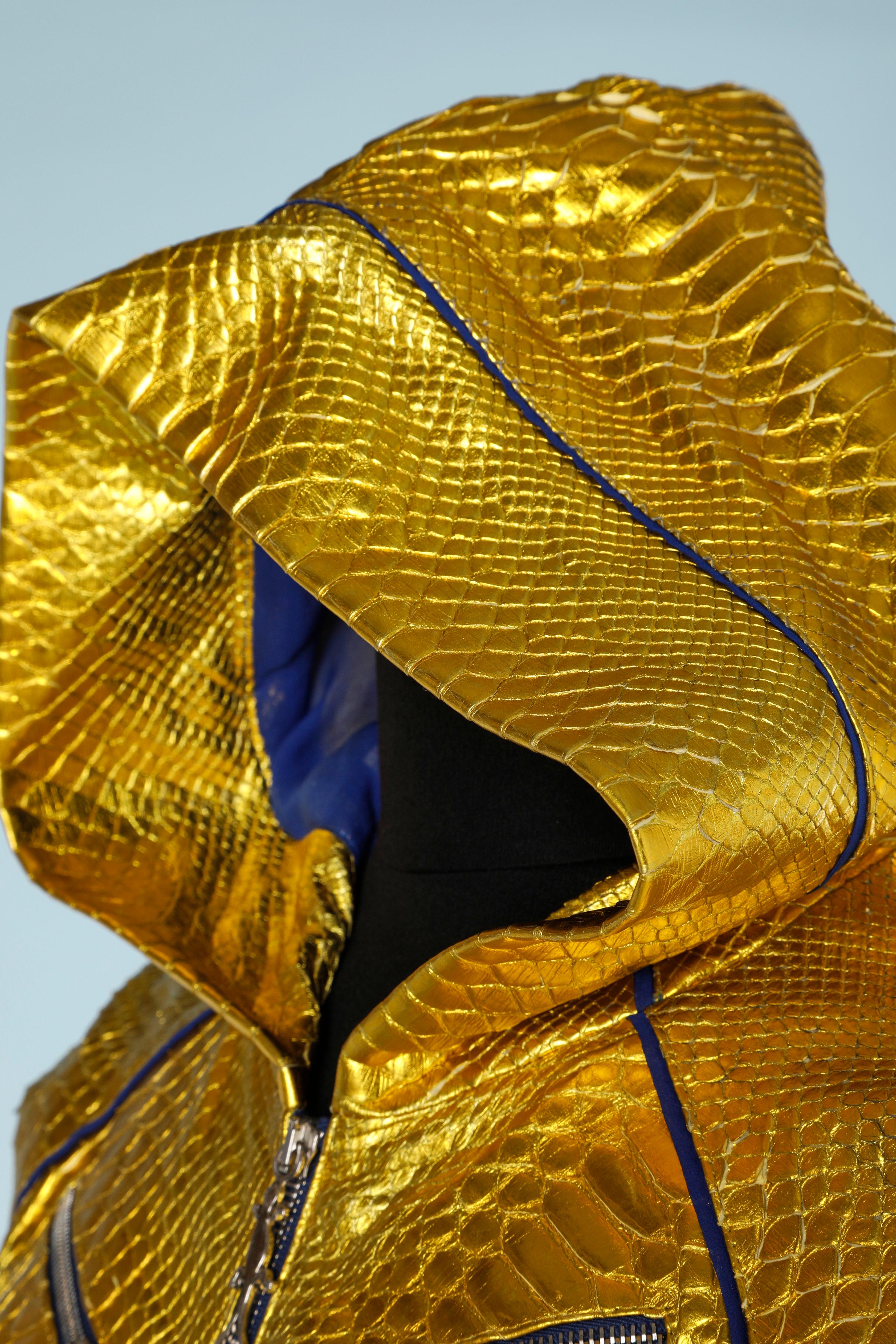 Gold python jacket Shiro 1
