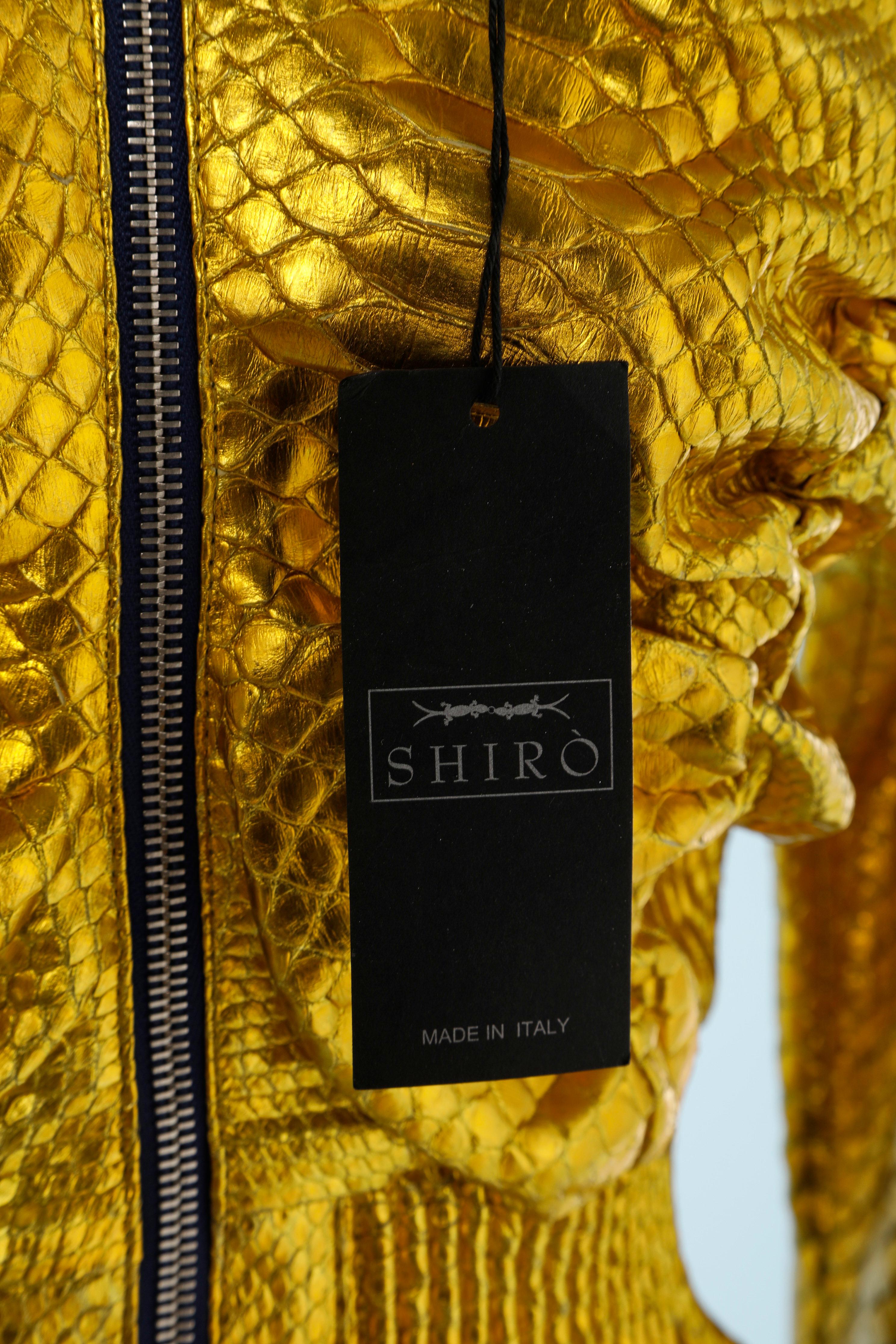 Gold python jacket Shiro 2