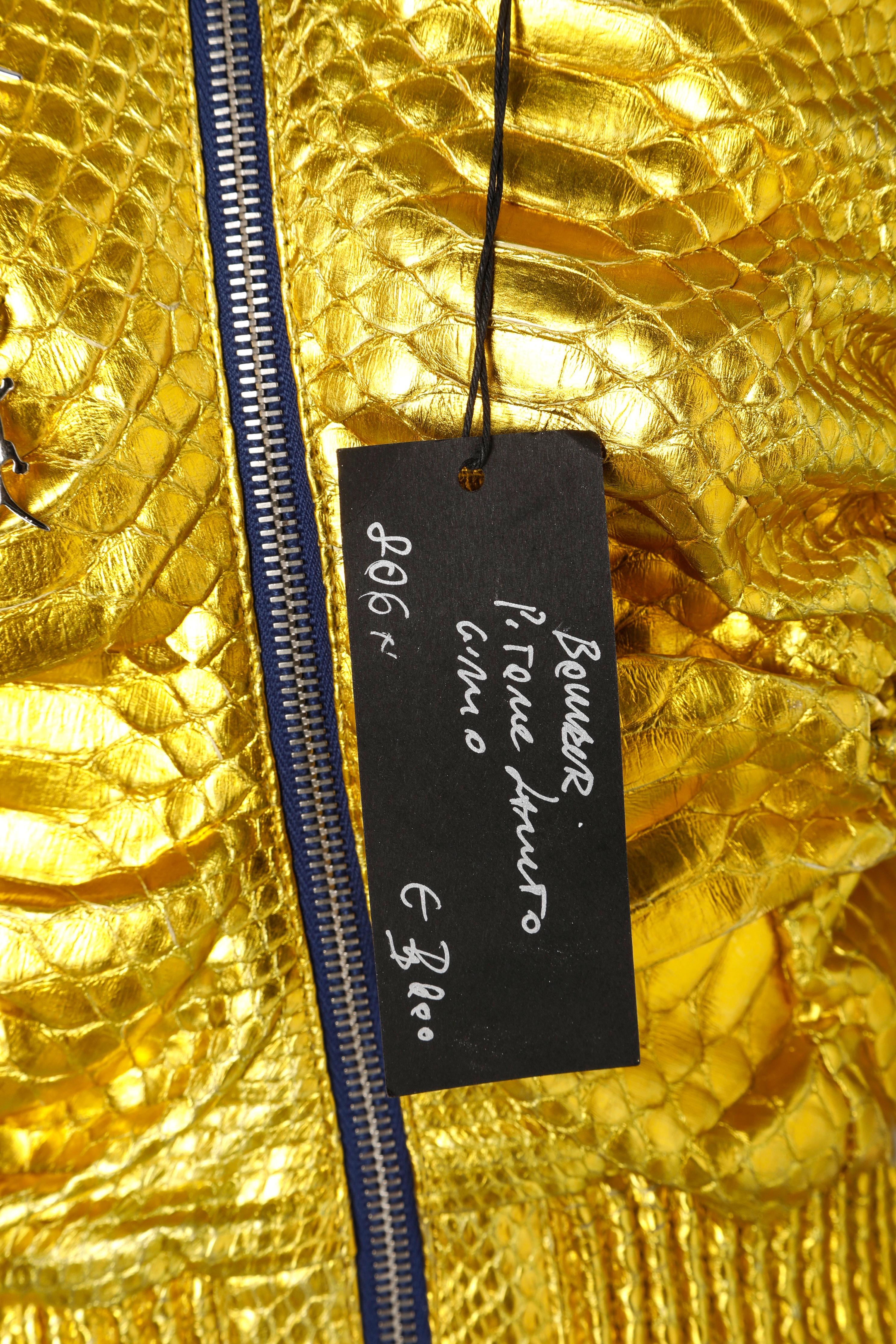 Gold python jacket Shiro 3