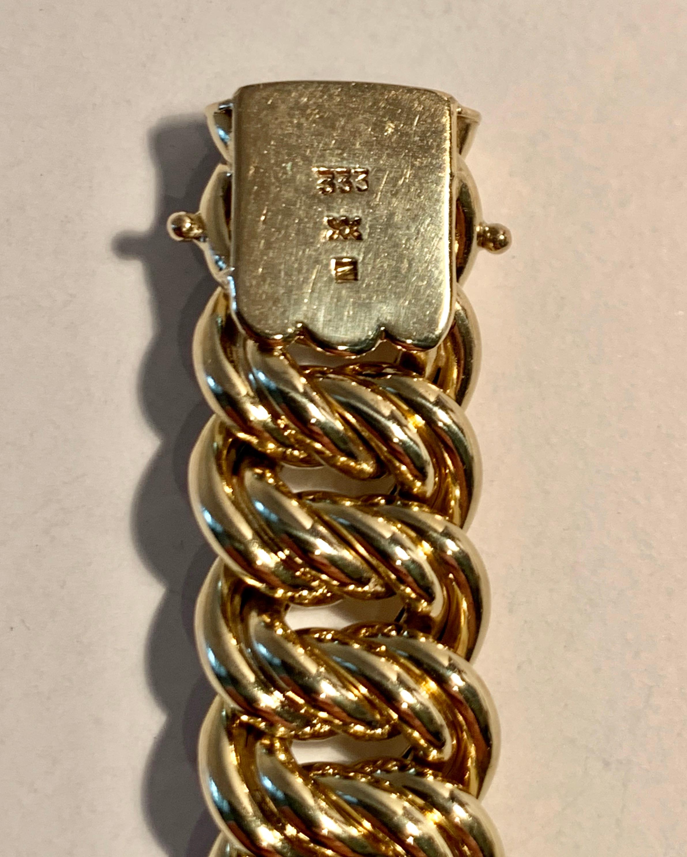 Gold Vierfaches Curb Link Armband 2