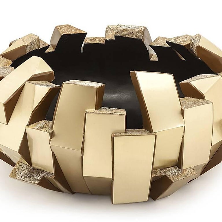 Gold Quartz Bowl at 1stDibs