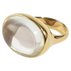 Gold Quartz Ring