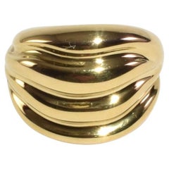 Anello statement a coste in oro