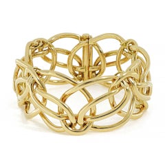 Bracciale a nastro in oro giallo 18K