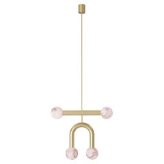 Ciondolo Rigoberta Duo Super Curvo in oro di Robin Lamps