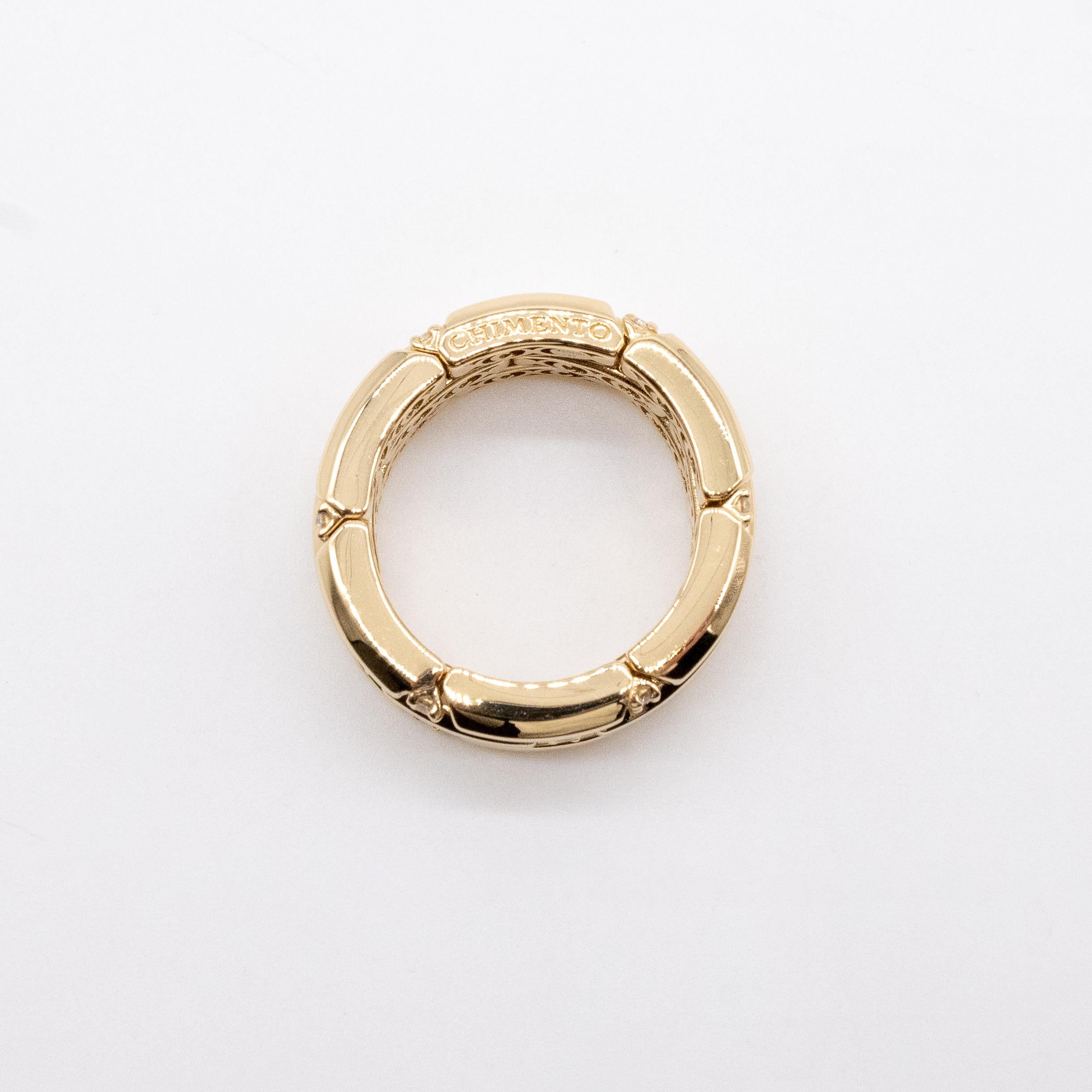 Women's or Men's Gold ring and Articulated Diamonds For Sale