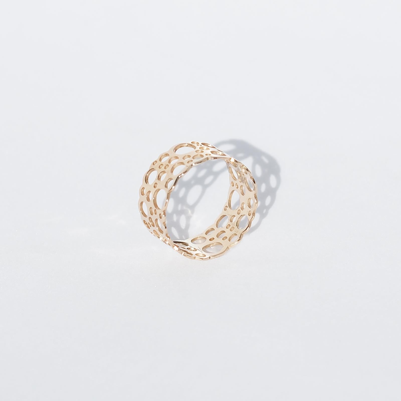 Goldring aus Gold von Liisa Vitali aus dem Jahr 1969 im Angebot 1