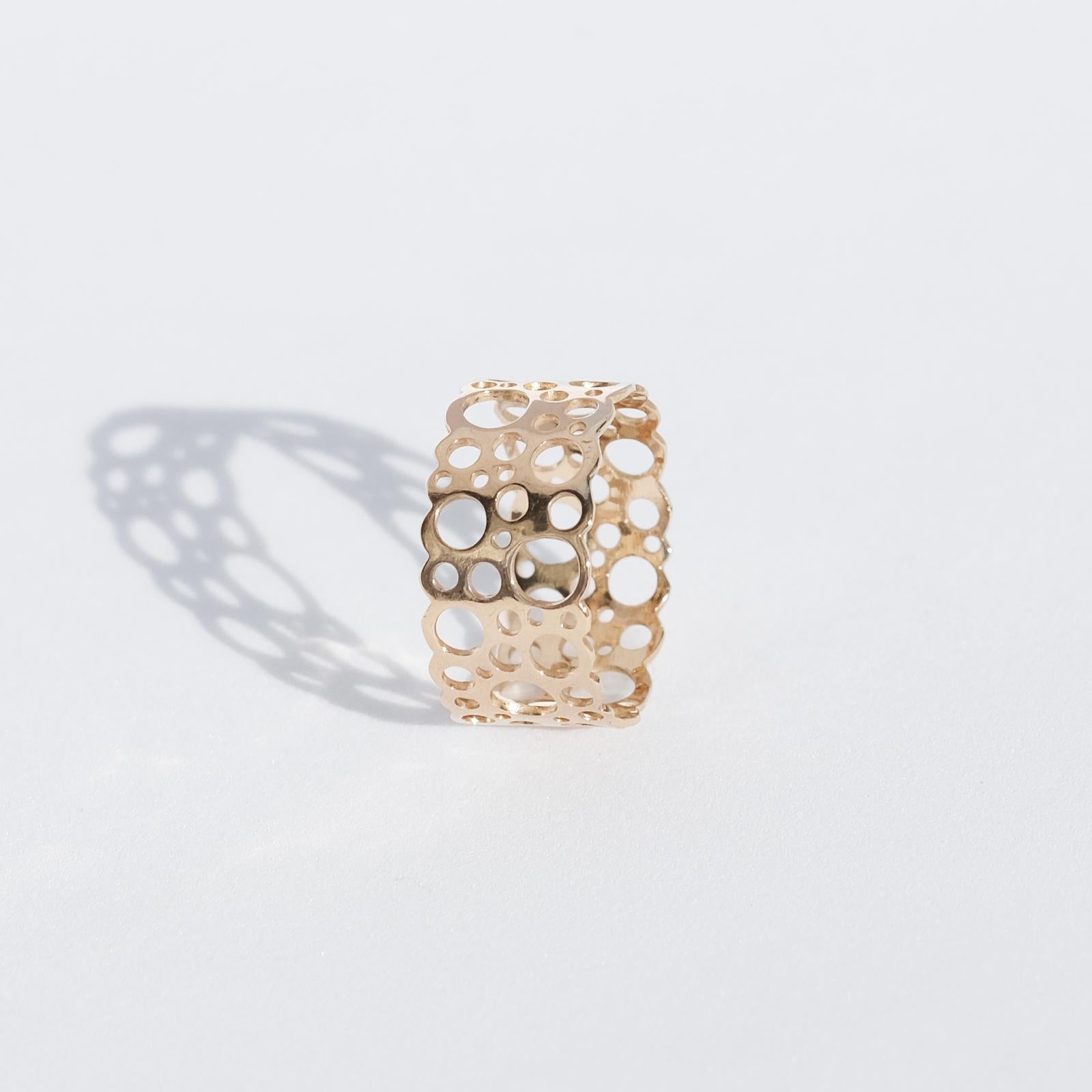 Goldring aus Gold von Liisa Vitali aus dem Jahr 1969 im Angebot 2