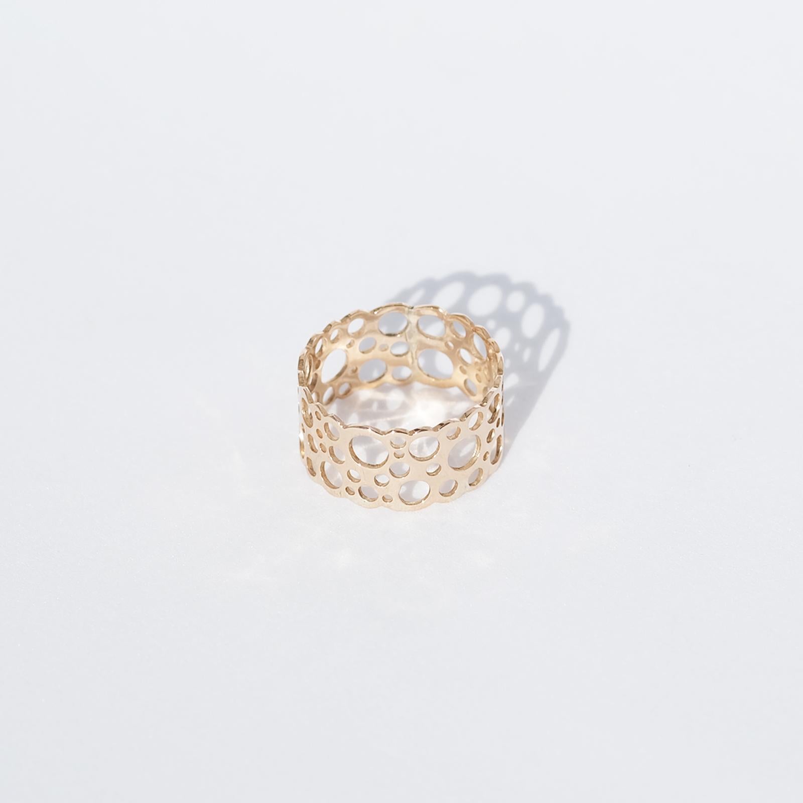 Goldring aus Gold von Liisa Vitali aus dem Jahr 1969 im Angebot 4