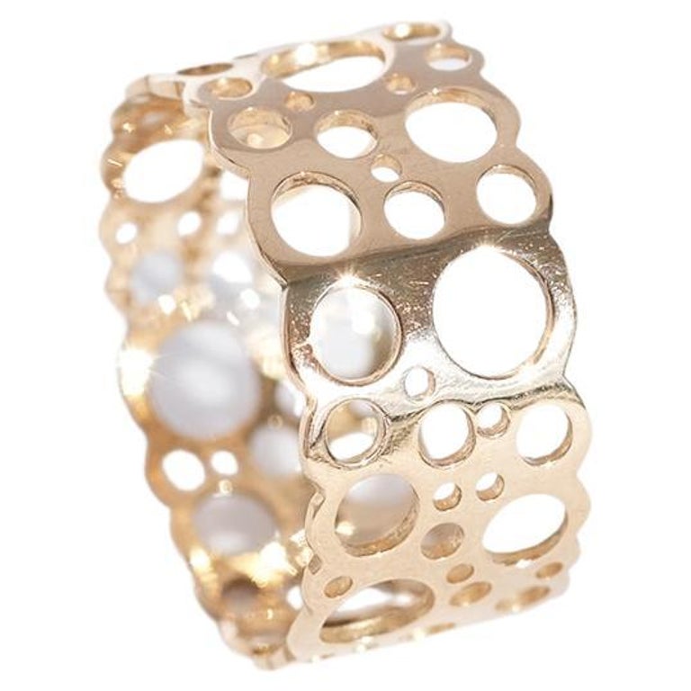 Gold Ring by Liisa Vitali Made 1969 For Sale at 1stDibs