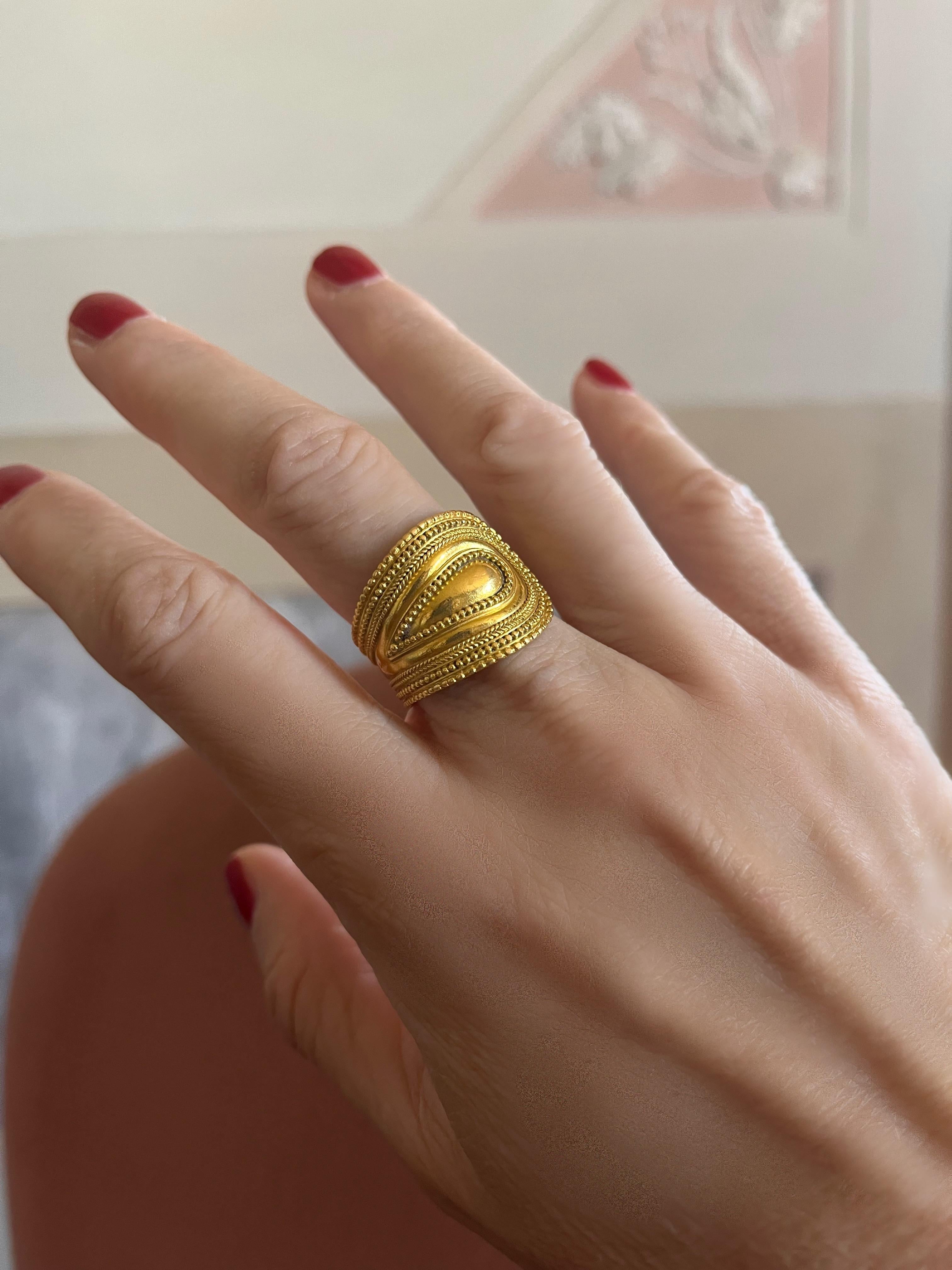 Gold Ring by Lalaounis In Excellent Condition In PARIS, FR