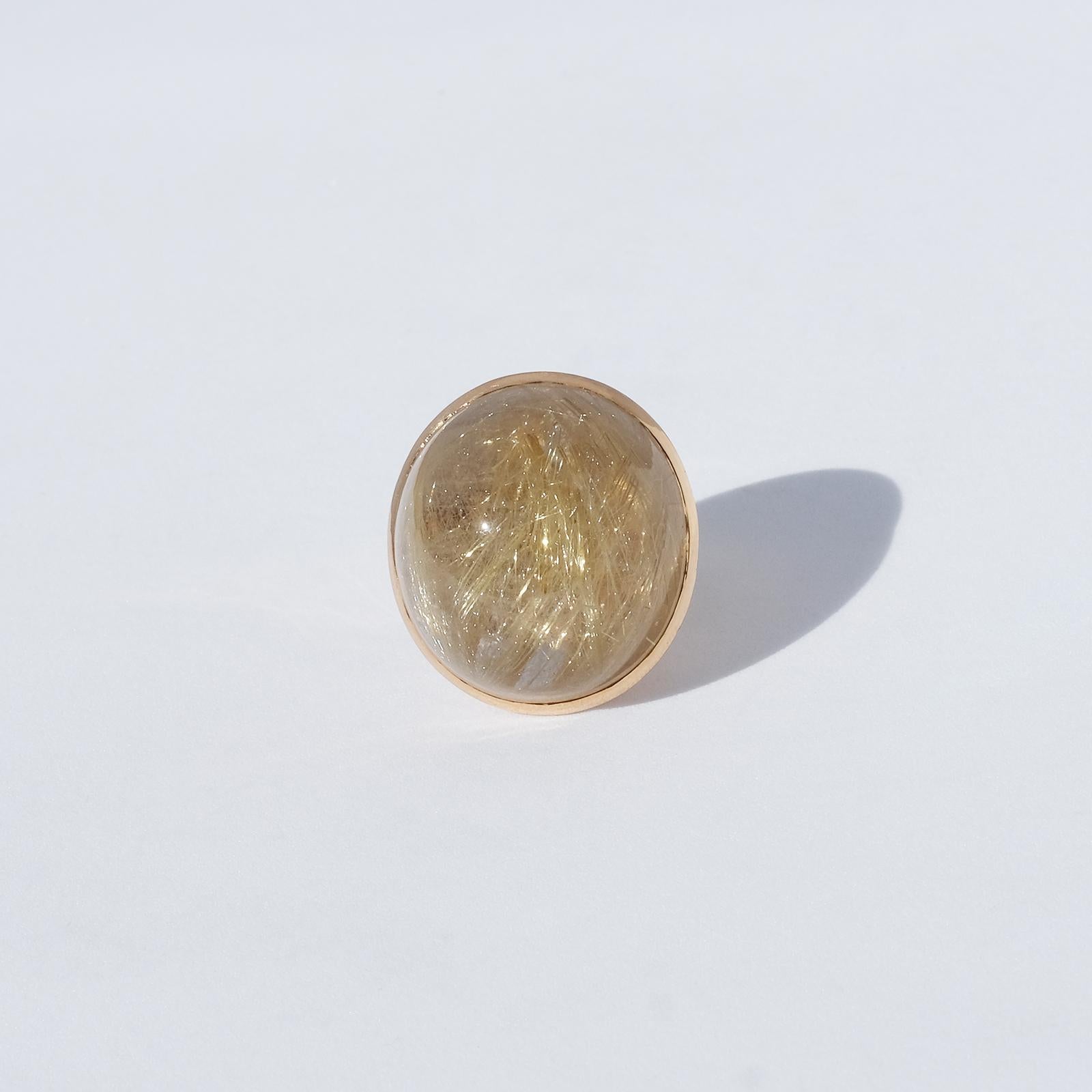 Gold Ring by Toivo Toponen and Made 1965 In Good Condition In Stockholm, SE