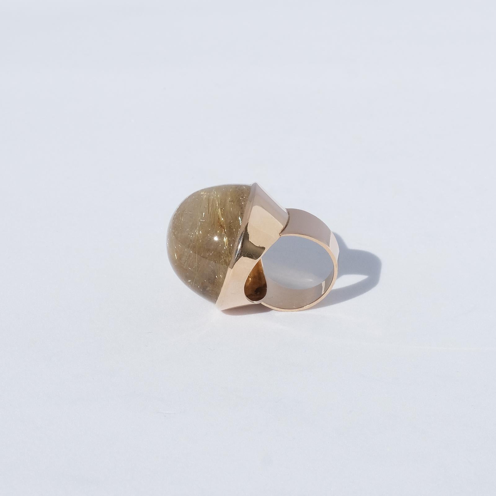Women's Gold Ring by Toivo Toponen and Made 1965