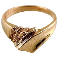 Gold Ring in Modern Scandinavian Design