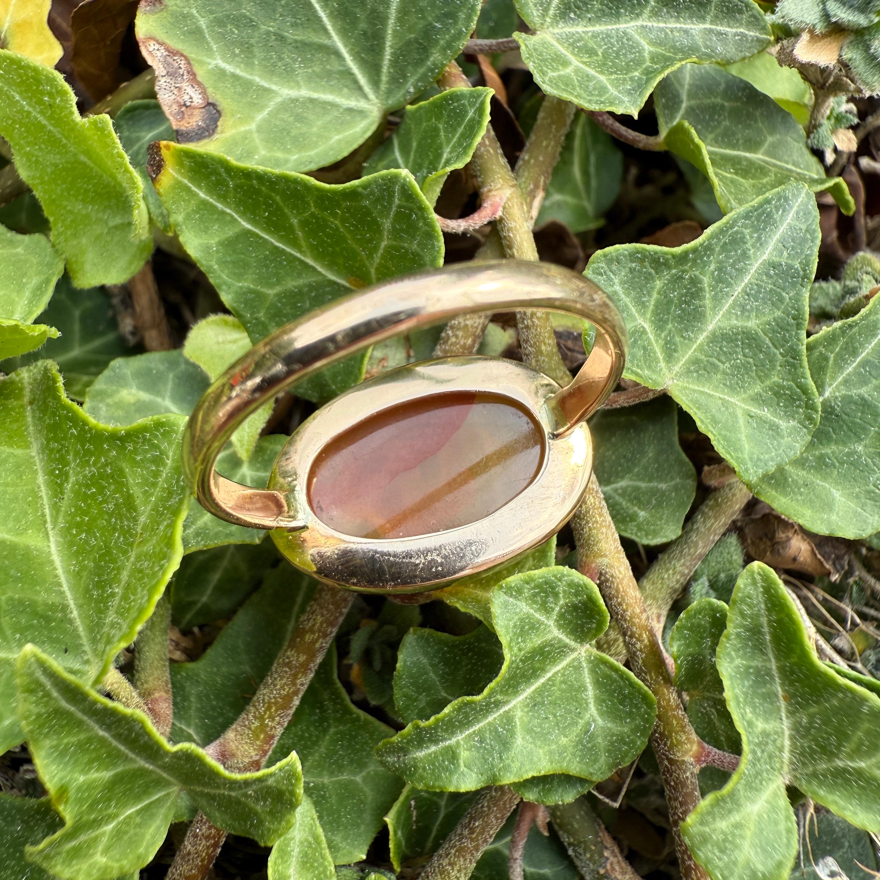 Gold Ring with a Cameo of a Dolphin. Cameo, 16th century; modern gold ring mount For Sale 6
