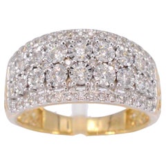 Gold Ring with Diamonds 1.00 Carat