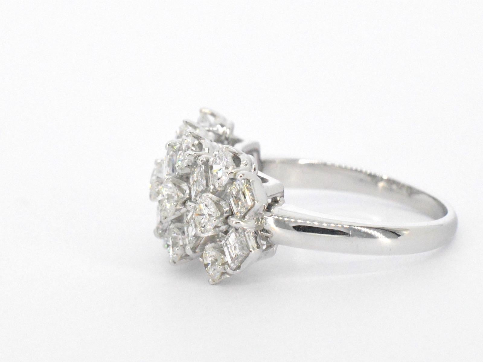 Goldring mit Diamanten 2,70 Karat im Zustand „Hervorragend“ im Angebot in AMSTELVEEN, NH