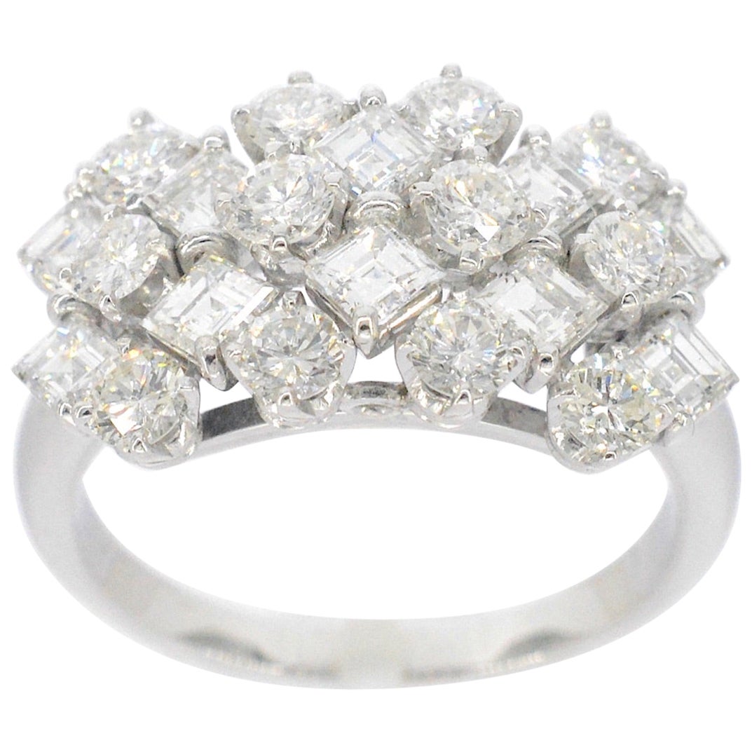 Bague en or avec diamants de 2,70 carats