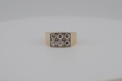 Gold Ring with Diamonds approx. 1.20 ct total