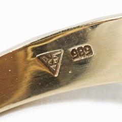 Gold Ring with Shell Cameo and Diamonds, Late 19th Century