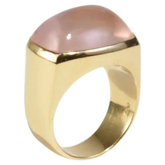 Boucheron Honu Diamond, Quartz and Emerald Rose Gold Turtle Ring at ...